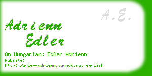 adrienn edler business card